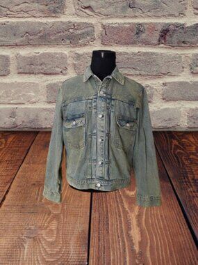 H&M LOOSE FIT MEN'S DENIM JACKET - SIZE MEDIUM